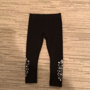 Detailed black leggings